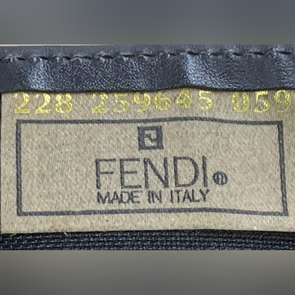 Fendi FF Zucca Black Mesh Shopper Tote- Authentication certificate included - Picture 4 of 11